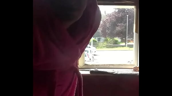 mark wright takes the piss by swollowing_his own_piss infront of_a window knowing he could have_been seen by someone outside