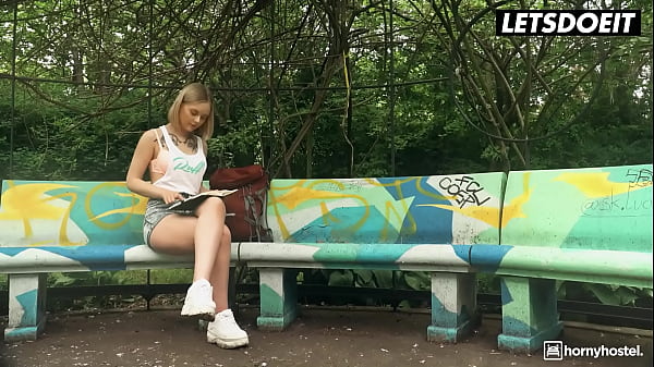 FULL SCENE - She Needs Hard Sex With Stud After Sucking His Big Fat Cock - Emily Cutie - HORNY HOSTEL 