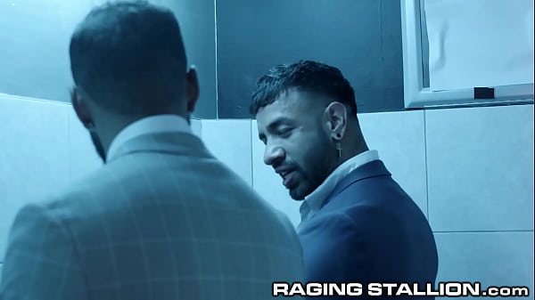 Play MP4 - RagingStallion - Office Hunks Fuck Raw In Work Bathroom