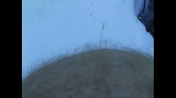 &ldquo;Spraying&rdquo; piss by jacking while soft, naked including feet on the deck, then tasting it 