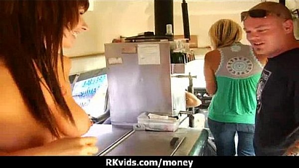 Desperate teen naked in public and fucks to pay rent 20 