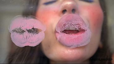 Naughty step-mommy pink kiss and intimate creamy lips 