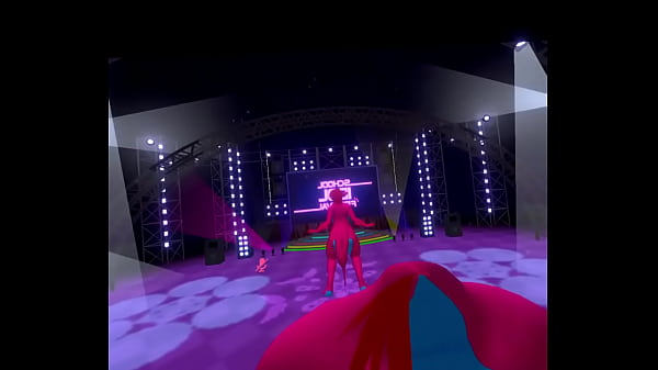 vrc danceing nude in a world