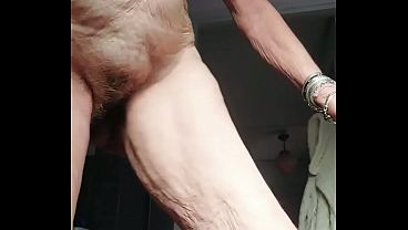 Granny Fucks Hairy Pussy Solo thumbnail