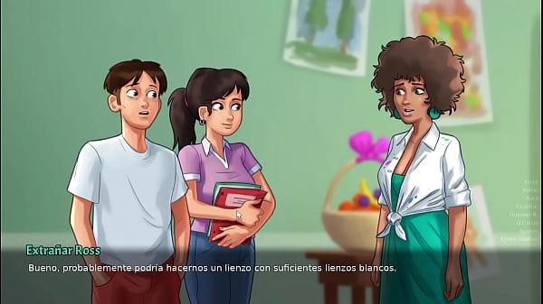 Masturbacion al lado de una milf pervertida que me ayuda summertime saga