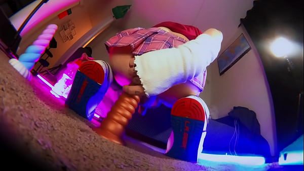 Sissy Anal Training And Cumshot During Riding thumbnail