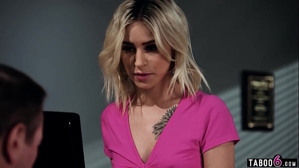 Petite teen blonde Kiara Cole fucks her big_cock guidance_counselor