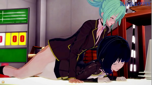 Suzu_Kanade and Matsuri Kazamaki and_the old_man futanari sexand intense sexAyakashi Triangle Hentai