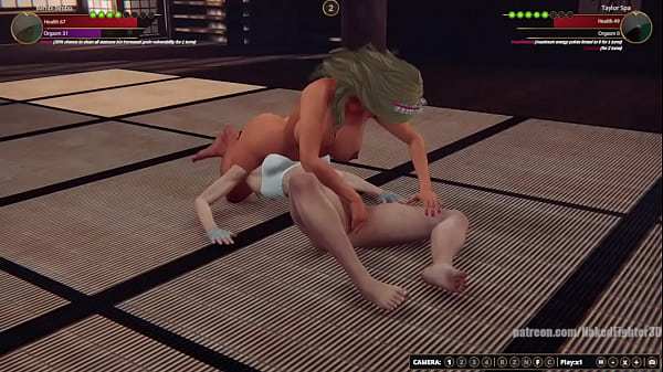 Bambi Bimbo VS_Taylor Spa NakedFighter3D