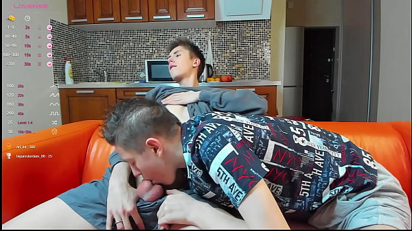 18-Year-Old Twink's Sticky Rope Cumshot Thrill 