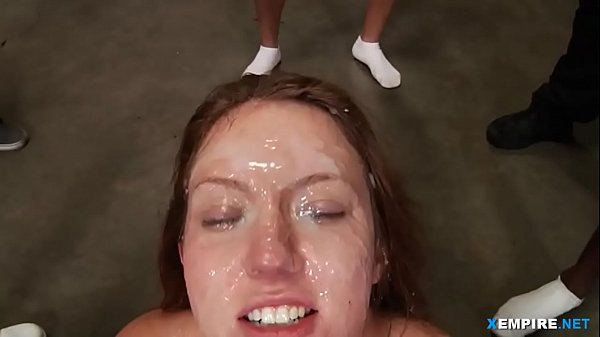 Sexy babe gets multiple cumshot on_face