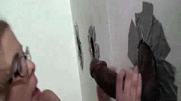 Blonde takes double interracial cumshot