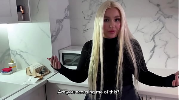 Play MP4 - Sexy blonde in black stockings loves to fuck&period; Amateur russian couple