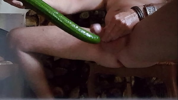 Play MP4 - cucumber deep in my ass