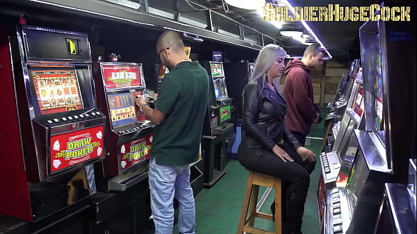 Play MP4 - Ashley Gray is running out of credit in this weird casino&comma; so take advantage and get sex for more credit