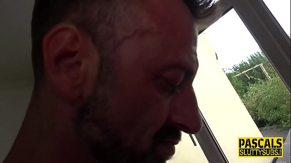 Handcuffed_fetish blonde gets mouth_fucked