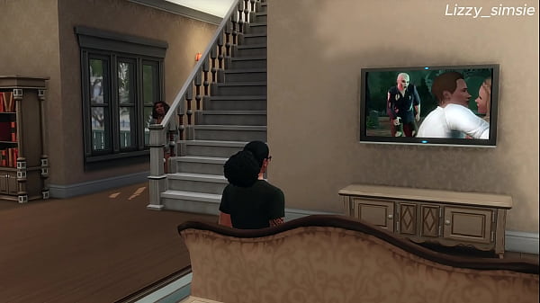 Horny babysitter fuck with handsome dad 