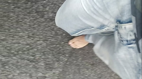 Try again walking in public