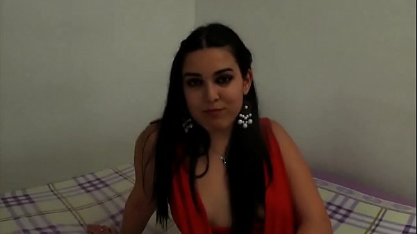 Brunette hottie has her first experience in porn and gets drilled up her butt 