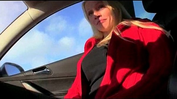 Busty amateur blonde Czech slut Lucie pussy fucked for money 