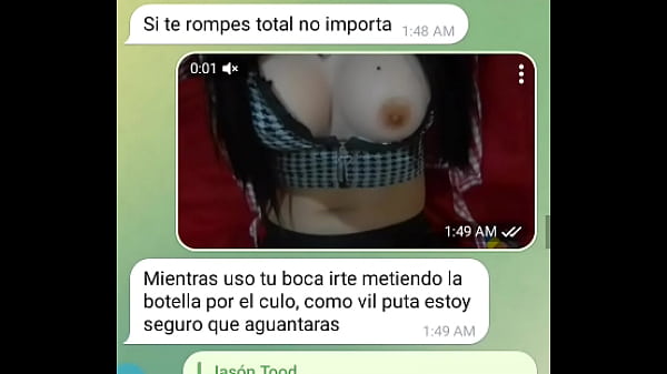 Play MP4 - Linda sumisa&period; Sus redes en los comentarios