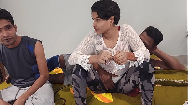 Play MP4 - amezing threesome sex step sister and brother cute beauty &period;Shathi khatun and hanif and Shapan pramanik