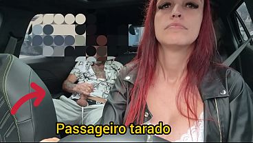 Motorista de app fode com passageiro no caminho!