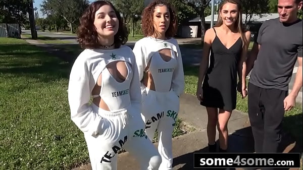 Play MP4 - Two Teen Pornstars Invite Random Couple For Hot Group Sex &lpar;Mackenzie Mace&comma; Kira Perez&comma; Leana Lovings&rpar;