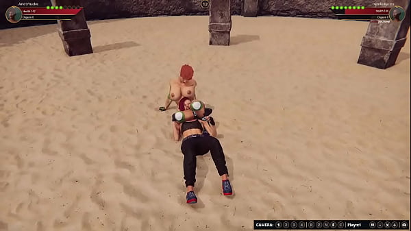 Aine O'_Rackie VS Darinka Kucera (Naked Fighter 3D)