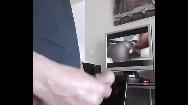 Handjob In Front Of A Beautiful Black Sodomized Big Farts At The End With Flowing Cum Video Unblurred thumbnail