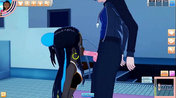 Nessa bangs a dude at the pool 