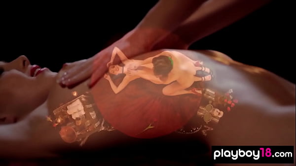 Hot latina babe oiling and massaging her petite mistress 