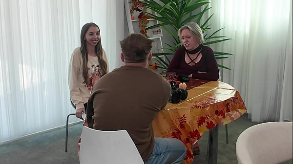 Hot Natural Blonde Gets Holiday Dick BTS - Breezy Bri 