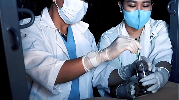 DominaFire Sadistic Nurse_Sounding Chastity_Slave