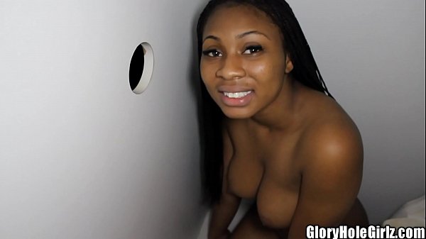Hottie Black Chick Sucks Off Glory Hole Dicks thumbnail