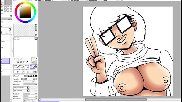 Pedd Paint: Velma shows his boobs 