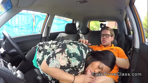 Bbw ebony ridesbig cock instructor in car