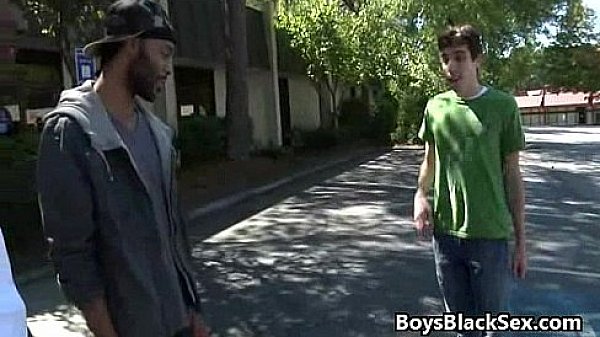 Blacks On Boys - Bareback Black Guy Fuck White Twink Gay Boy 08 