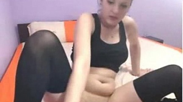 Latina Babe Rubs Pussy And Fingers Her Tight Ass thumbnail