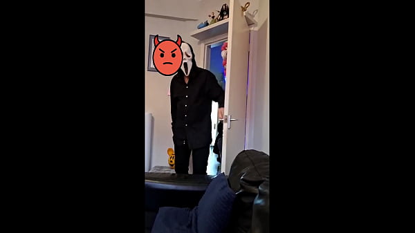 Ghostface has a huge dildo 