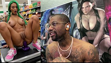 Bald Stepsister Fucks Herself At Store