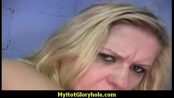 Gloryhole cock licking and_sucking_interracial 21