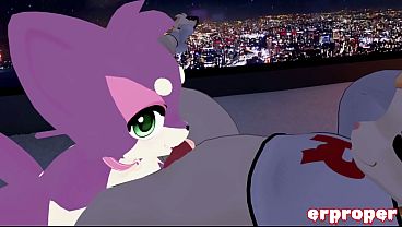 VR Chat Meowth Gets Sucked &amp_ Stroked by Purloin