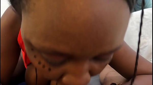 What the fuck is wrong with this ebony whore bitch she can barely suck a big black cock jhodez1