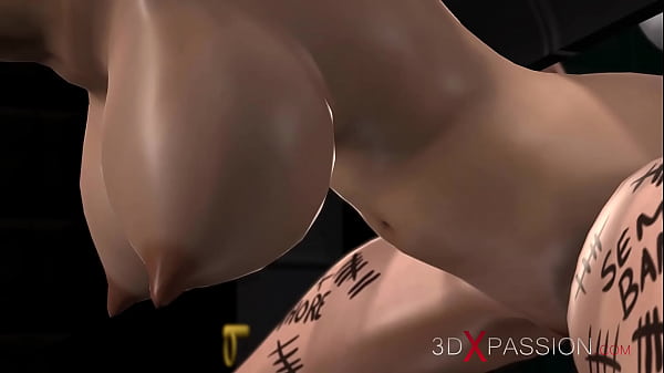 A hot horny hottie gets fucked by 3d shemale in sci-fi spaceship 