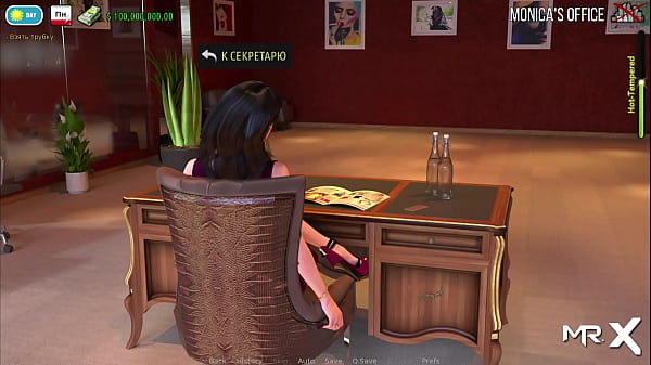 FashionBusiness - beautiful model shows how to work E1 #5 