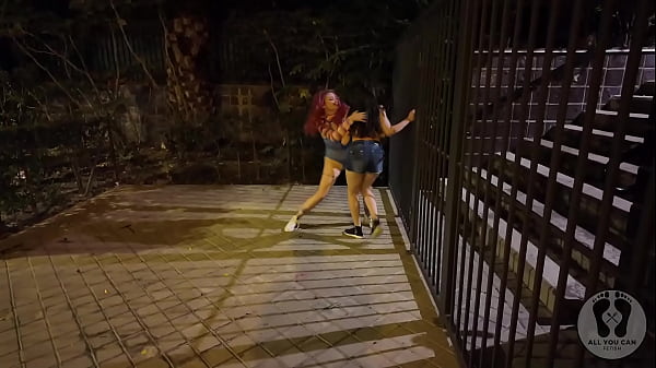 Halloween innocent latina caught for oral sex pussy playing 