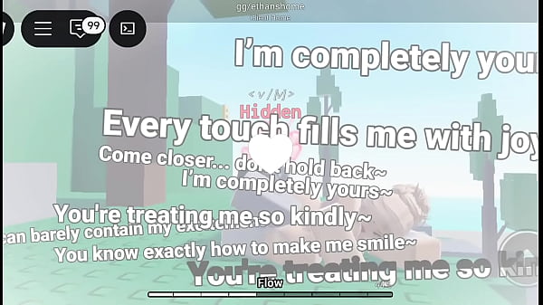 Sneaky roblox gripping tight cheeks and pumping hard till she squirms 