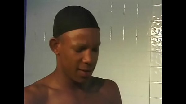 Play MP4 - Fit black hunk fucks a white guy's butt in the locker room