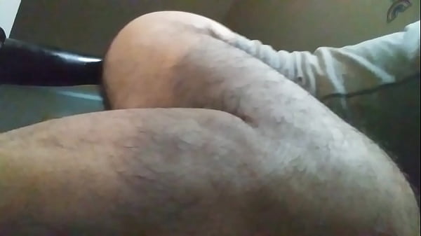 Playing with my fist dildo.